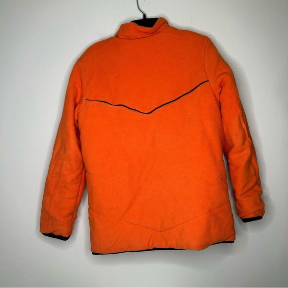 Vintage 90s Y2K 2000s reversible Nike jacket the navy blue and orange - Picture 4 of 10